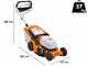 STIHL RMA 448 V - Tagliaerba semovente con batteria AK 20 - 36V 4Ah - Taglio 46 cm