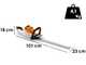 STIHL HSA 50 - Tagliasiepi con batteria AK 20 - 36V 4Ah - Lama 50cm
