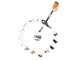 STIHL KMA 80 R - Decespugliatore multifunzione con batteria AK 30 S - 36V 5Ah