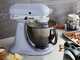 KitchenAid Artisan 5KSM125-ELR Lavender Cream - Planetaria con testa reclinabile