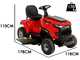 Blue Bird TR SL 86M - Trattorino rasaerba con cambio meccanico - scarico laterale e mulching