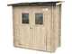 Alce Hobby 198x98 - Casetta da giardino in legno - Con finestre frontali - 198x98x197 cm