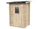Alce Hobby 146x98 - Casetta da giardino in legno - Con finestra frontale - 146x98x197 cm