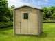 Alce Regis 198x198 - Casetta da giardino in legno - Con finestra frontale - 198x198x216 cm