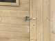 Alce Livia 198x130 - Casetta da giardino in legno - Con finestra frontale - 198x130x205 cm