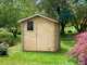 Alce Livia 198x130 - Casetta da giardino in legno - Con finestra frontale - 198x130x205 cm