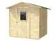 Alce Vaniglia 200x207  - Casetta da giardino in legno - Con finestra frontale - 200x207x214 cm