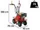 Benassi L390 4RM - Tagliazolle a benzina trazionato 4x4 - Honda GX200 - 6.5HP