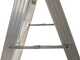 Scala in alluminio doppia 1031, 2x6 gradini, 1.41 m - Altezza stimata operativa 2.41 m