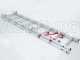 Facal Stilo SL230-2, 2x8 gradini, 3.70 m - Scala telescopica in alluminio allungabile - Altezza stimata operativa 4.60 m