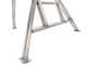 Scala a tre piedi agricola in alluminio nuova Country,  7 gradini, 2.10m - da potatura - Altezza stimata operativa 2.97 m