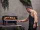 Witt Etna Rotante Nero - Forno a gas per pizza