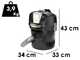 Karcher AD 2 Battery - Aspiracenere a bidone - Vano raccolta in metallo 14 lt - SENZA BATTERIA E CARICABATTERIA