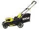 Ryobi RY18LMX46A-0 - Tagliaerba a batteria 36V - Taglio 46 cm - SENZA BATTERIE E CARICABATTERIE