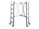 Svelt Roller S - Trabattello in alluminio - Stabilizzatori telescopici - Altezza 5m