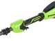 Greenworks PH40B01-01 - Tagliasiepi elettrico su asta di prolunga telescopica orientabile - 40V - SENZA BATTERIA E CARICABATTERIA