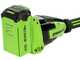Greenworks PH40B01-01 - Tagliasiepi elettrico su asta di prolunga telescopica orientabile - 40V - SENZA BATTERIA E CARICABATTERIA