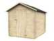 Alce Formia 178x218 - Casetta da giardino in legno - Con tetto a due falde - 178x218x188 cm