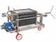 Enotecnica Pillan FC44 - Filtro per vino professionale da 40 cartoni 40x40 cm - Telaio e pompa in acciaio INOX