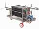 Enotecnica Pillan FC44 - Filtro per vino professionale da 40 cartoni 40x40 cm - Telaio e pompa in acciaio INOX