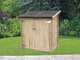 Alce Ambrogio 155x85 - Casetta da giardino in legno - Tetto monofalda - 155x85x165 cm