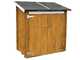 Alce Ambrogio 155x85 larice - Casetta da giardino in legno - Tetto monofalda - 155x85x165 cm
