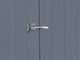 Alce Ambrogio 155x85 grigio - Casetta da giardino in legno - Tetto monofalda - 155x85x165 cm