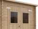 Alce Gallipoli 198x198 - Casetta da giardino in legno - Con finestra frontale - 204x205x197 cm