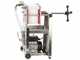 Enotecnica Pillan F10 - Filtro a cartoni per vino carrellato - Telaio INOX e pompa NOVAX