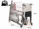 Enotecnica Pillan F30 - Filtro a cartoni per vino carrellato - Telaio Inox e Pompa Novax