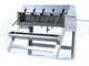 OUTLET - SENZA IMBALLO ORIGINALE - Enotecnica Pillan 5B INOX - Riempitrice manuale a 5 attacchi con beccucci serbatoio e struttura in acciaio inox