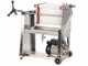 Enotecnica Pillan F20 - Filtro a cartoni per vino carrellato - Telaio Inox e Pompa Novax