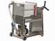 Enotecnica Pillan F20 - Filtro a cartoni per vino carrellato - Telaio Inox e Pompa Novax