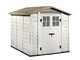 Garofalo Tuscany Evo 240 - Casetta da giardino - Con finestre e porta a doppia anta - 202.5x242.5x220 cm