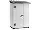 Garofalo Urban 100 - Casetta da giardino - Con porta decentrata - 122.5x82.5x201 cm