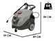 OUTLET - PICCOLI DIFETTI ESTETICI - Comet New Scout 150 Classic - Idropulitrice ad acqua calda professionale - 150 bar max - 540 l/h