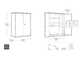 Keter Signature Walnut - Armadio porta attrezzi da giardino - 140x73x170 cm