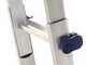 Facal Briko Blu BB/3, 2x9 gradini, 4.56 m - Scala in alluminio telescopica - Altezza stimata operativa 5.50 m