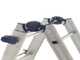 Facal Briko Blu BB/3, 2x9 gradini, 4.56 m - Scala in alluminio telescopica - Altezza stimata operativa 5.50 m