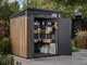 Keter Signature Venetian 7x7 - Casetta da giardino - Con porta doppia anta - 214x218x226 cm