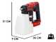 Einhell GE-WS 18/10 Li - Atomizzatore a batteria portatile - Batteria da 18V 4Ah