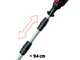 Einhell GE-HC 18 Li T - Potatore - Tagliasiepi su asta di prolunga telescopica a batteria - 18V 4Ah