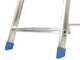 Marchetti CLIMB 04, 4 gradini, 1.75 m - Scalandrino in alluminio con cavalletto - Altezza stimata operativa 2.75 m