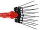 Aima Tandem Cordless - Abbacchiatore elettrico a batteria - Asta fissa in alluminio - 250cm- 3 x 21V 5.2Ah