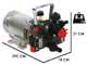 Annovi Reverberi CAR 130/H + AR DUE DC - Carrello con cisterna con elettropompa per irrorazione - 12V - BATTERIA NON INCLUSA
