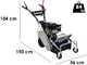 BullMach FALX 400 L - Trinciaerba a martelli - Loncin G200F