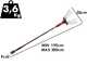 Aima Giulia Cordless - Abbacchiatore elettrico a batteria - Asta telescopica in carbonio - 195-300cm - 3 x 21V 5.2Ah