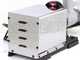 OUTLET - PICCOLI DIFETTI ESTETICI - Torchio Pasta Reber 9070NSP INOX - Motore elettrico ad induzione professionale 1200W - Motoriduttore standard