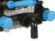 Kit motopompa elettrica da irrorazione con carrello - Bertolini Pumps POLY 2030 H.P. RTE.1 - Per prodotti chimici e acidi