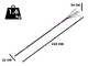 Archman AB01 - Abbacchiatore a batteria con asta telescopica - 220-315 cm - 2x 21V 4Ah